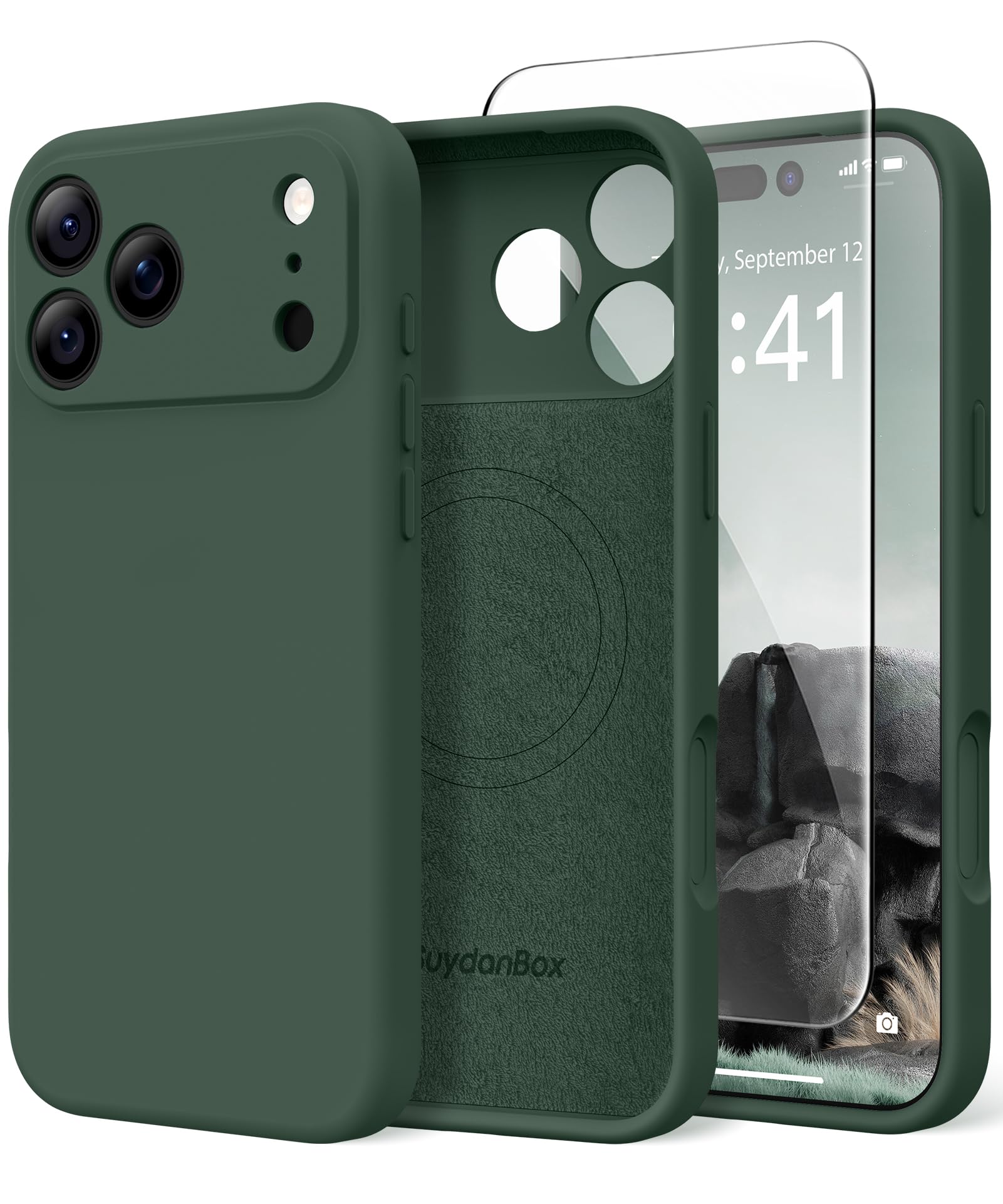 Magnetic Case for iPhone 17 Pro Max — Full Protection, Green