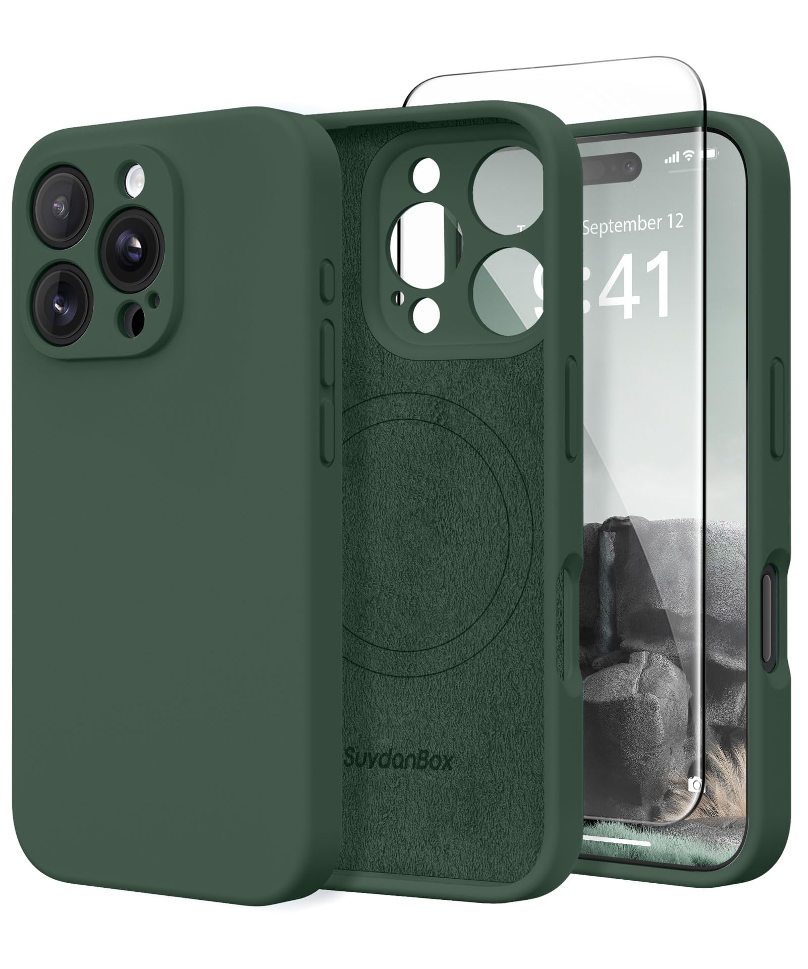 Magnetic Case for iPhone 17 Pro Max — Full Protection, Green
