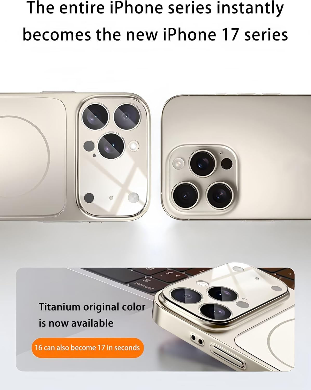 Magnetic Case for iPhone 13 — Camera Glass Protection