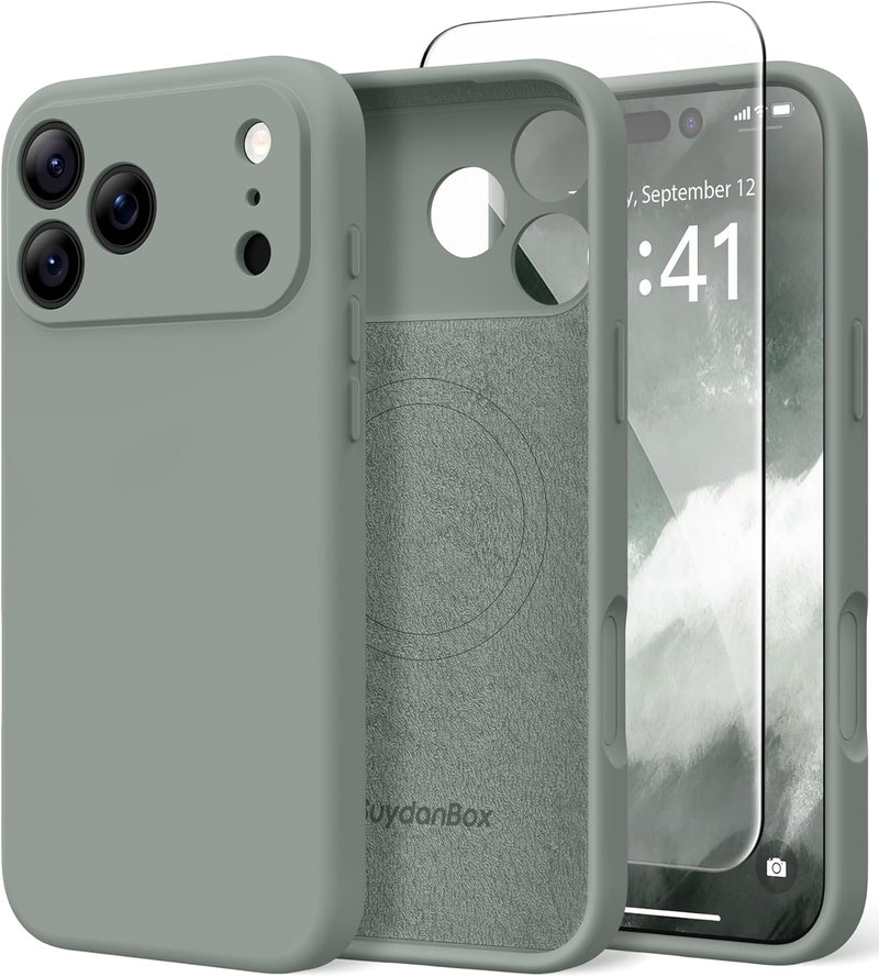 Magnetic Case for iPhone 17 Pro Max — Full Protection, Green
