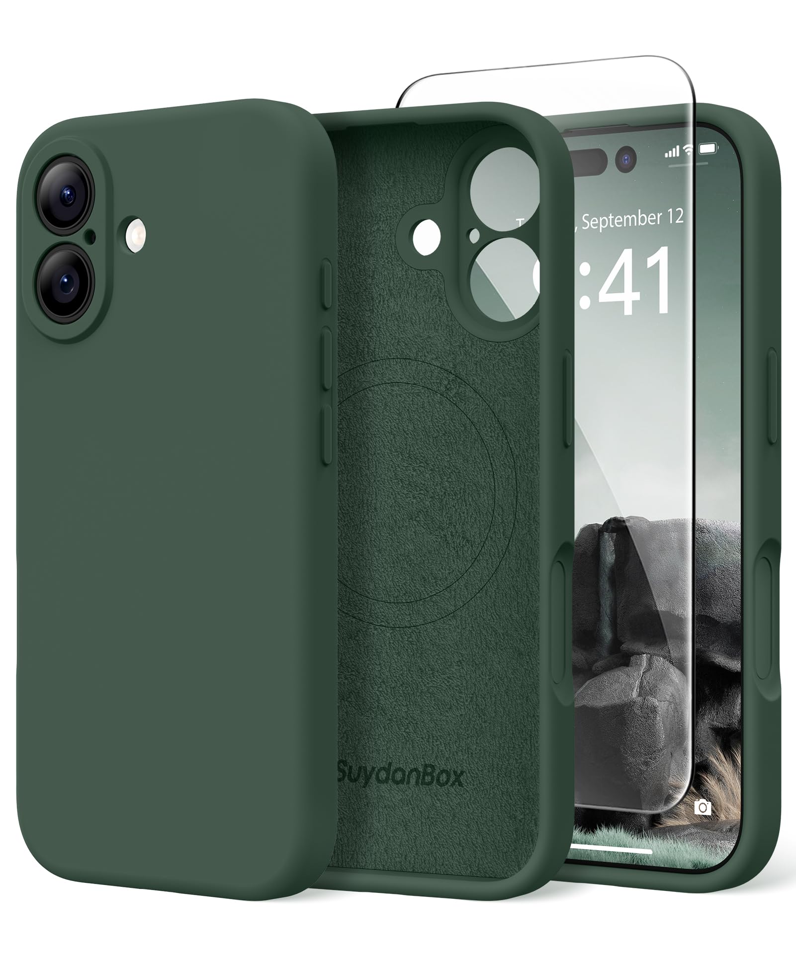 Magnetic Case for iPhone 17 Pro Max — Full Protection, Green