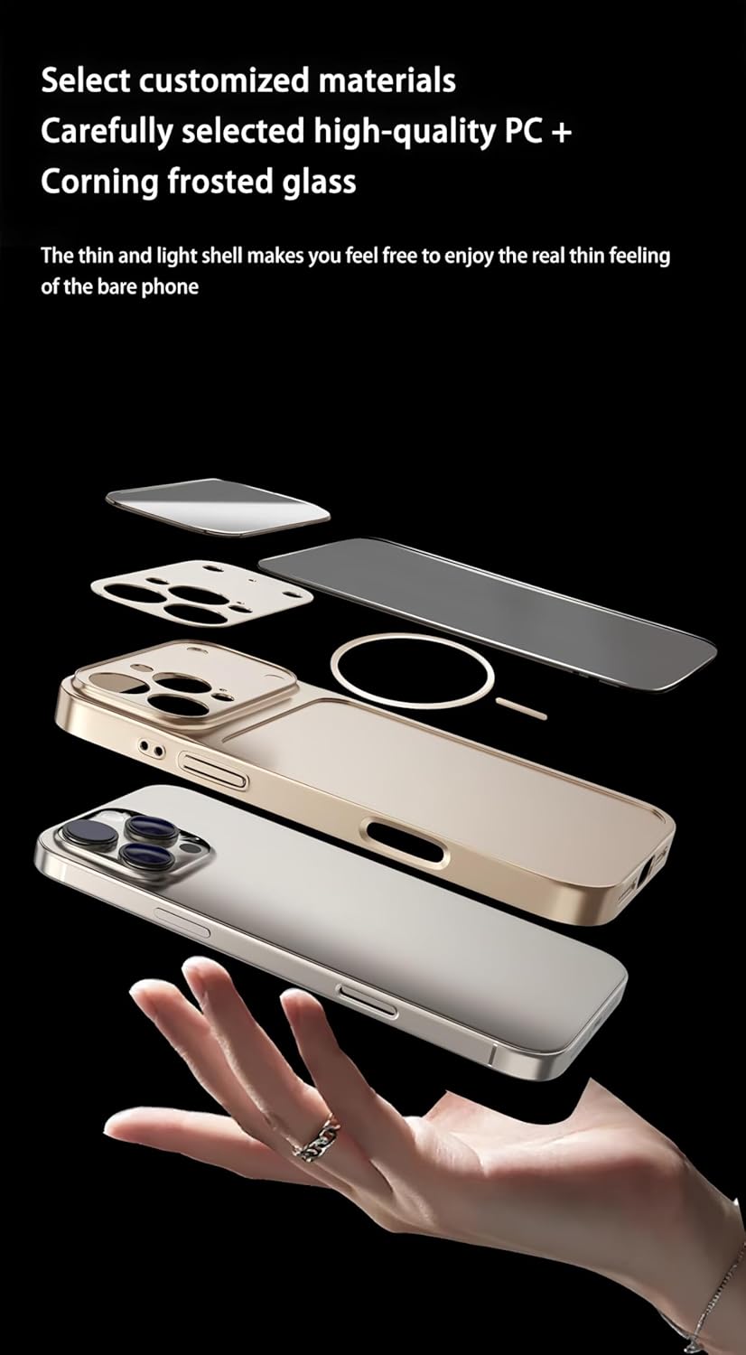 Magnetic Case for iPhone 13 — Camera Glass Protection