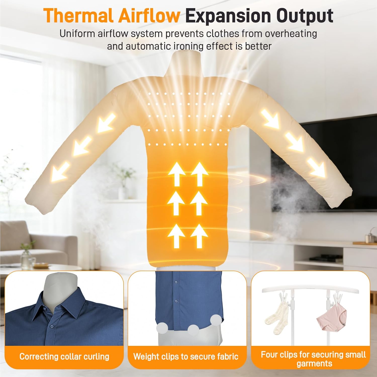Hands-Free Garment Wrinkle Remover